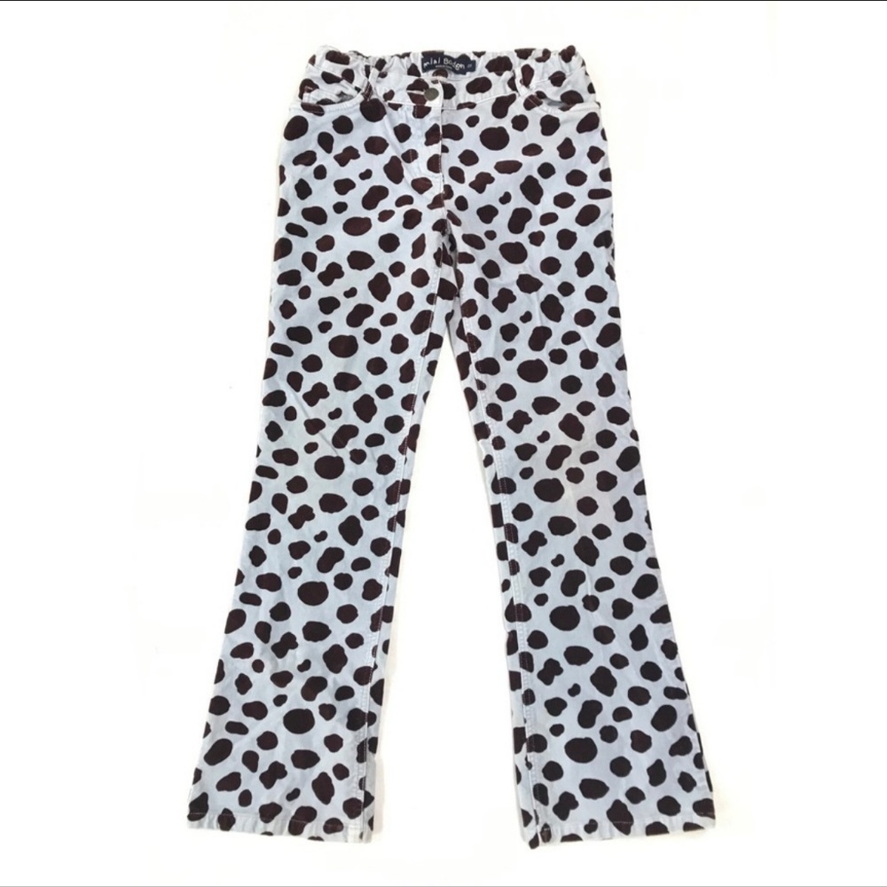 Mini boden cowhide pant with adjustable waistband